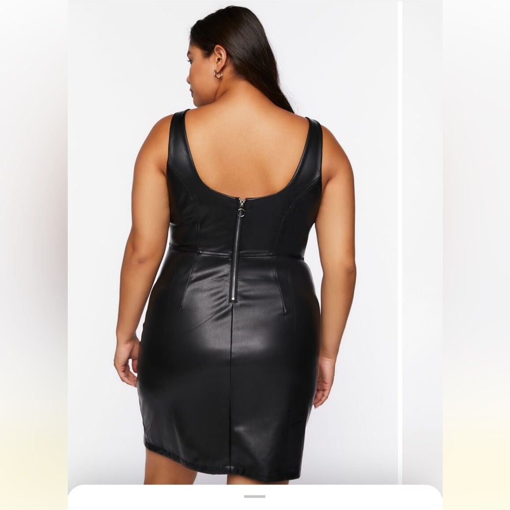 Forever 21 pleather dress - Picture 4 of 4